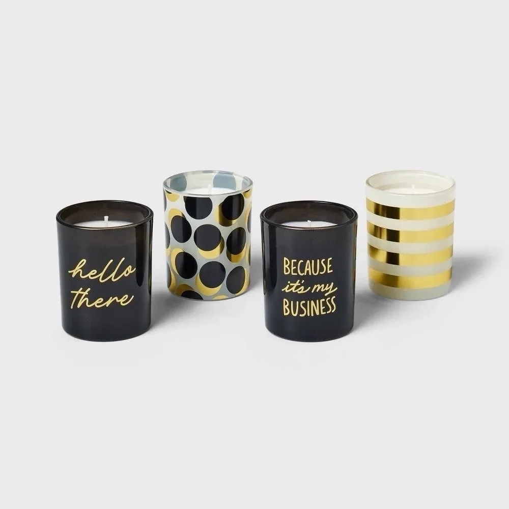 Tabitha Brown for Target 4 Pack Candle Set Soy Wax Home Fragrance Gift